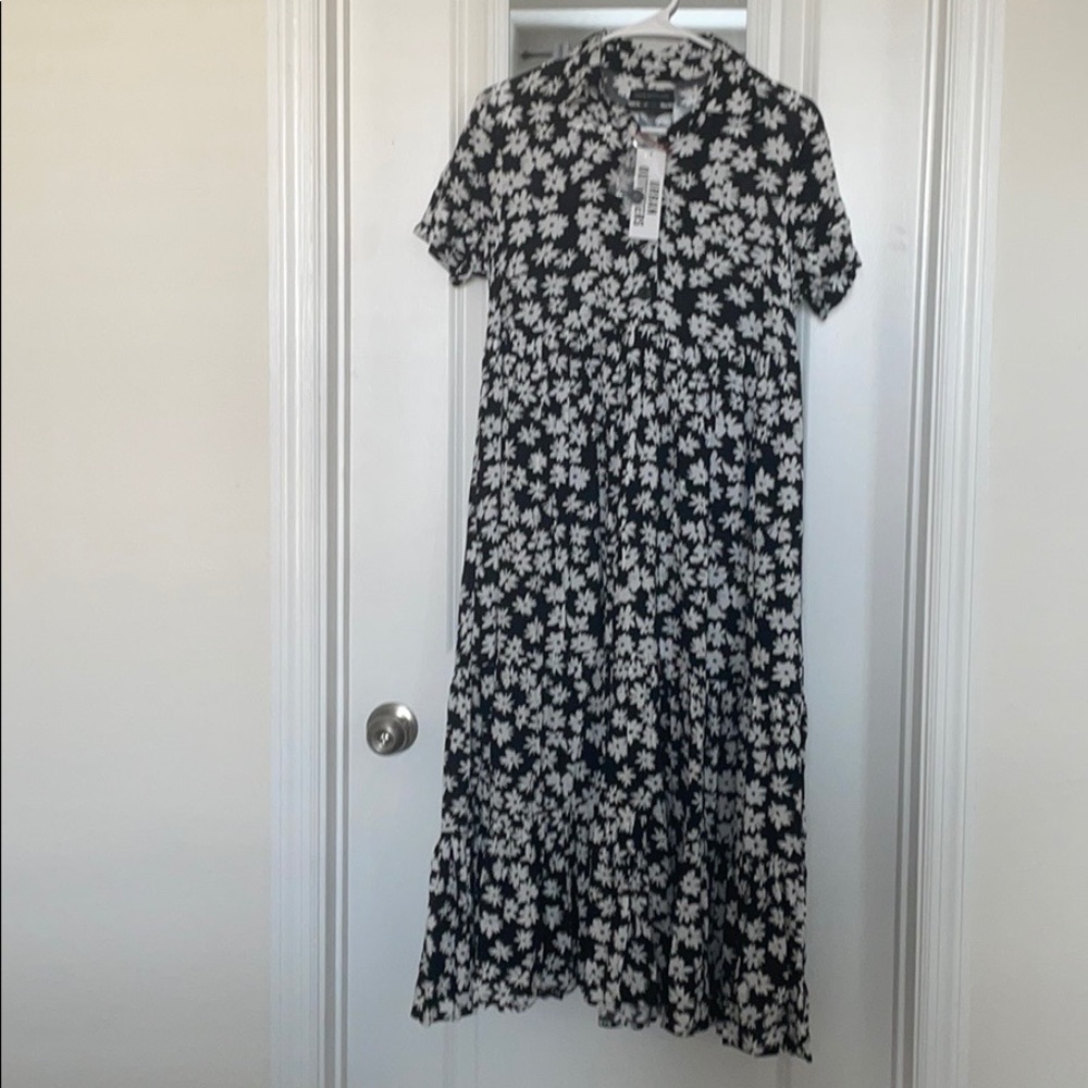 Black and white dress